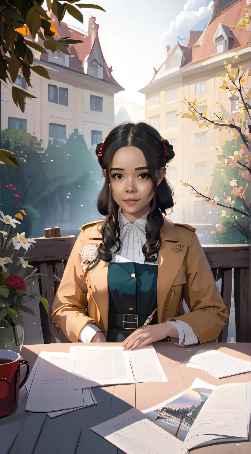 ai character: bella background