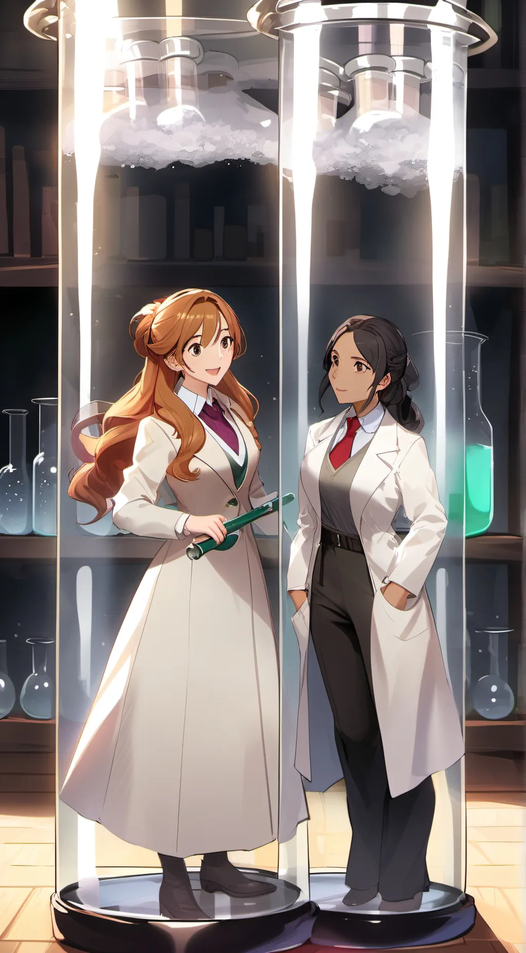 ai character: The scientist background