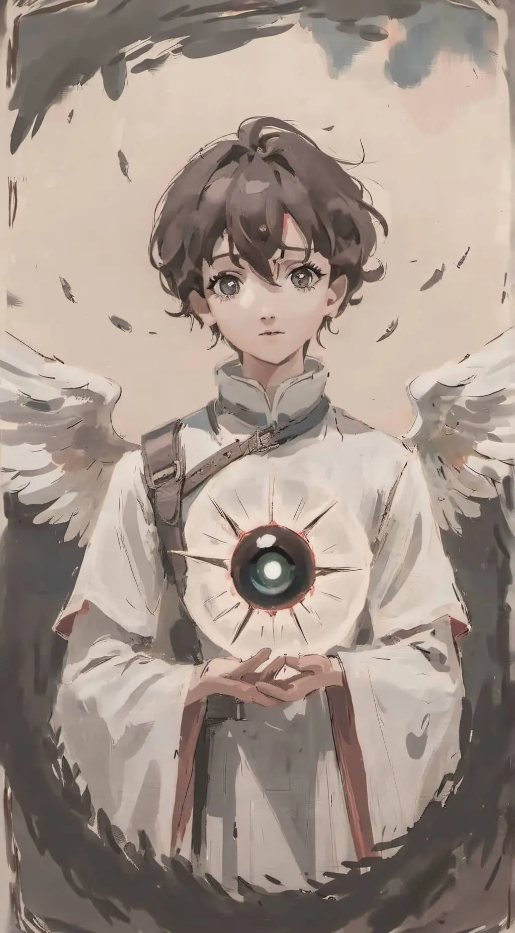 ai character: The Test....  background