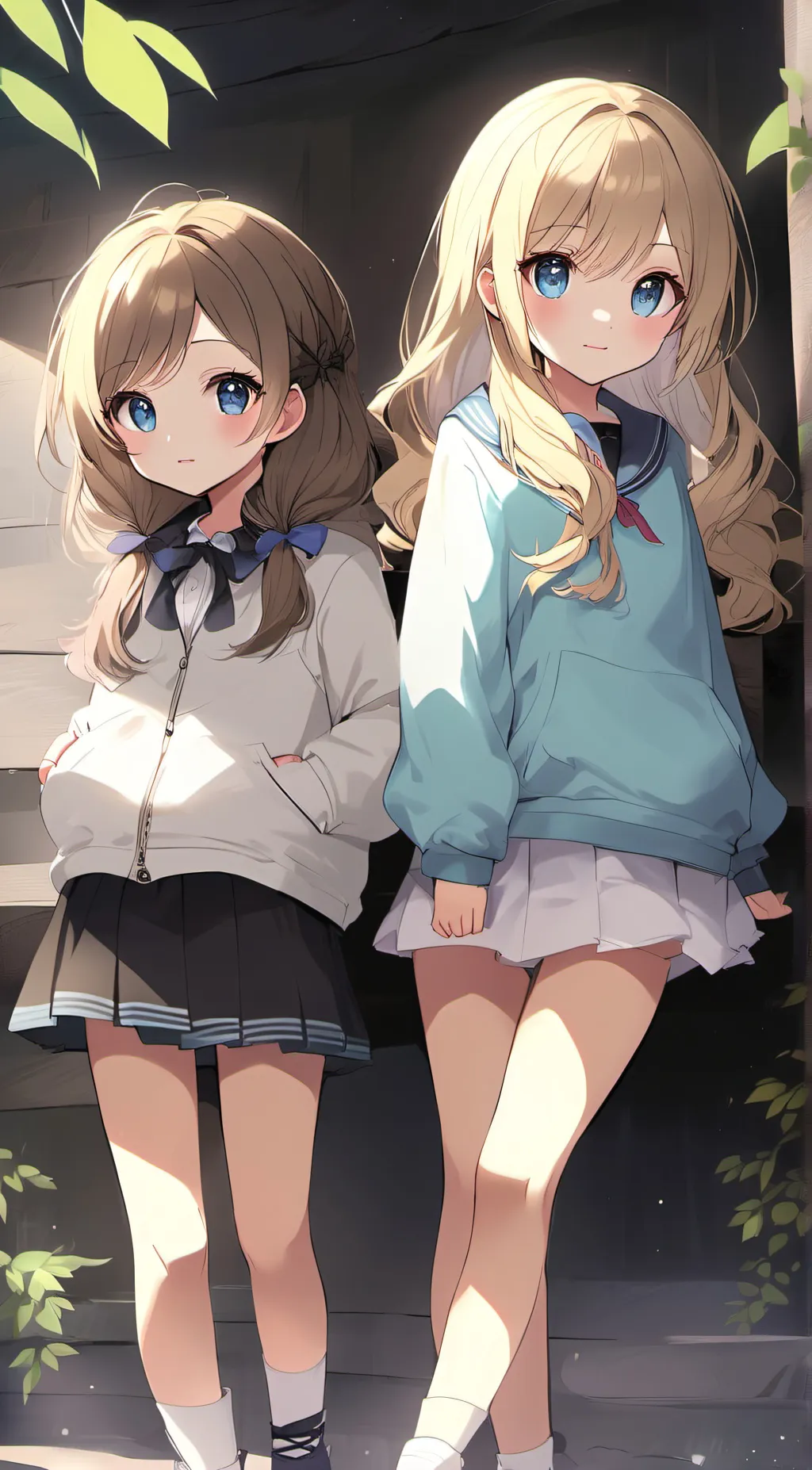 ai character: Ava and Emily background