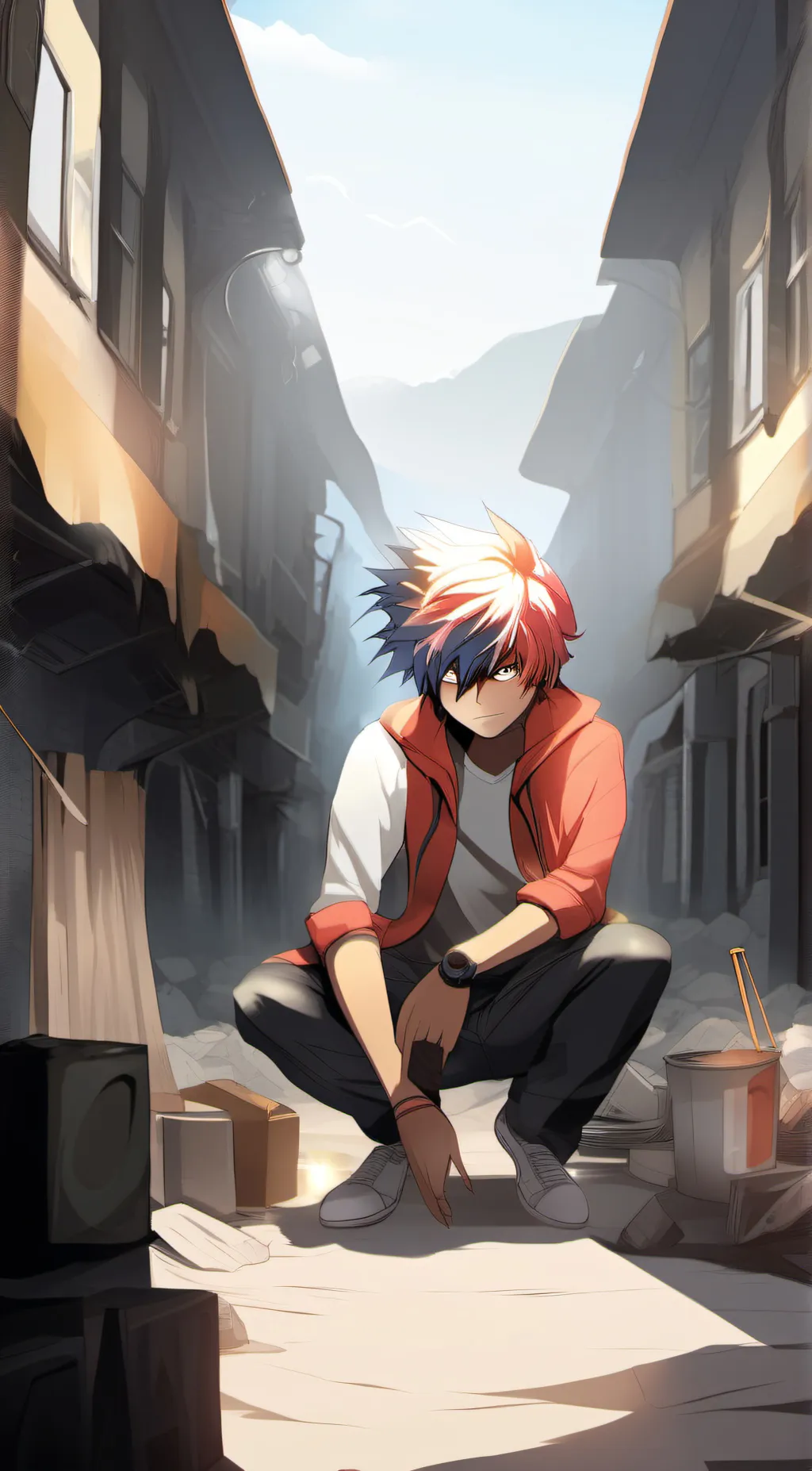 ai character: Todoroki background