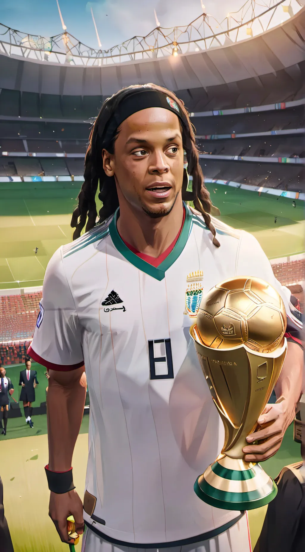ai character: Ronaldinho  background