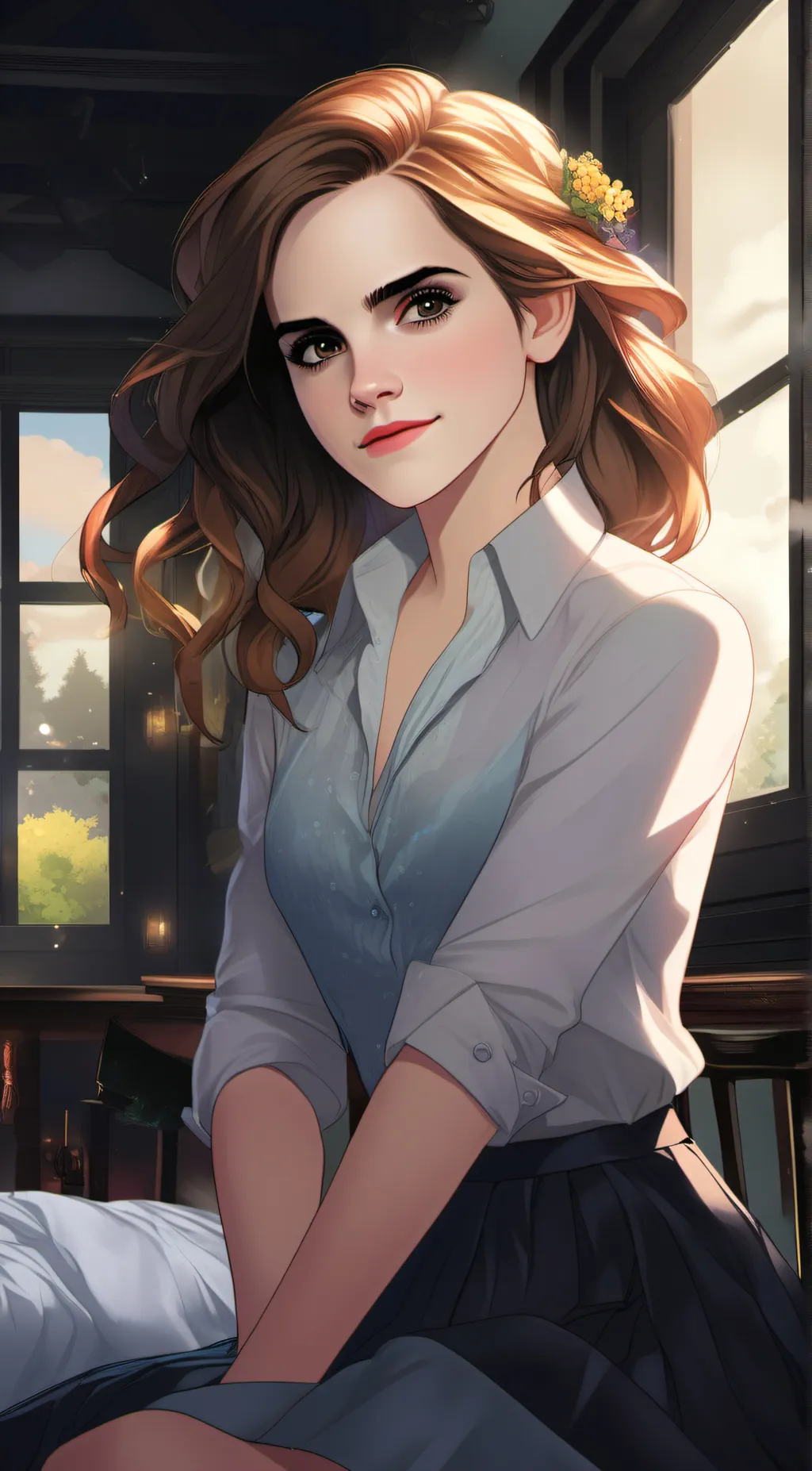ai character: Hermione Granger background