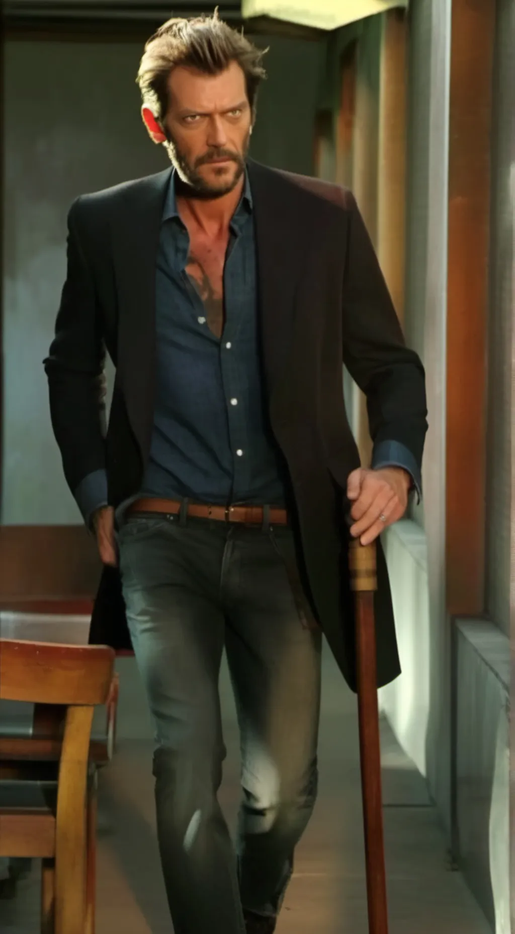 ai character: Gregory houes background