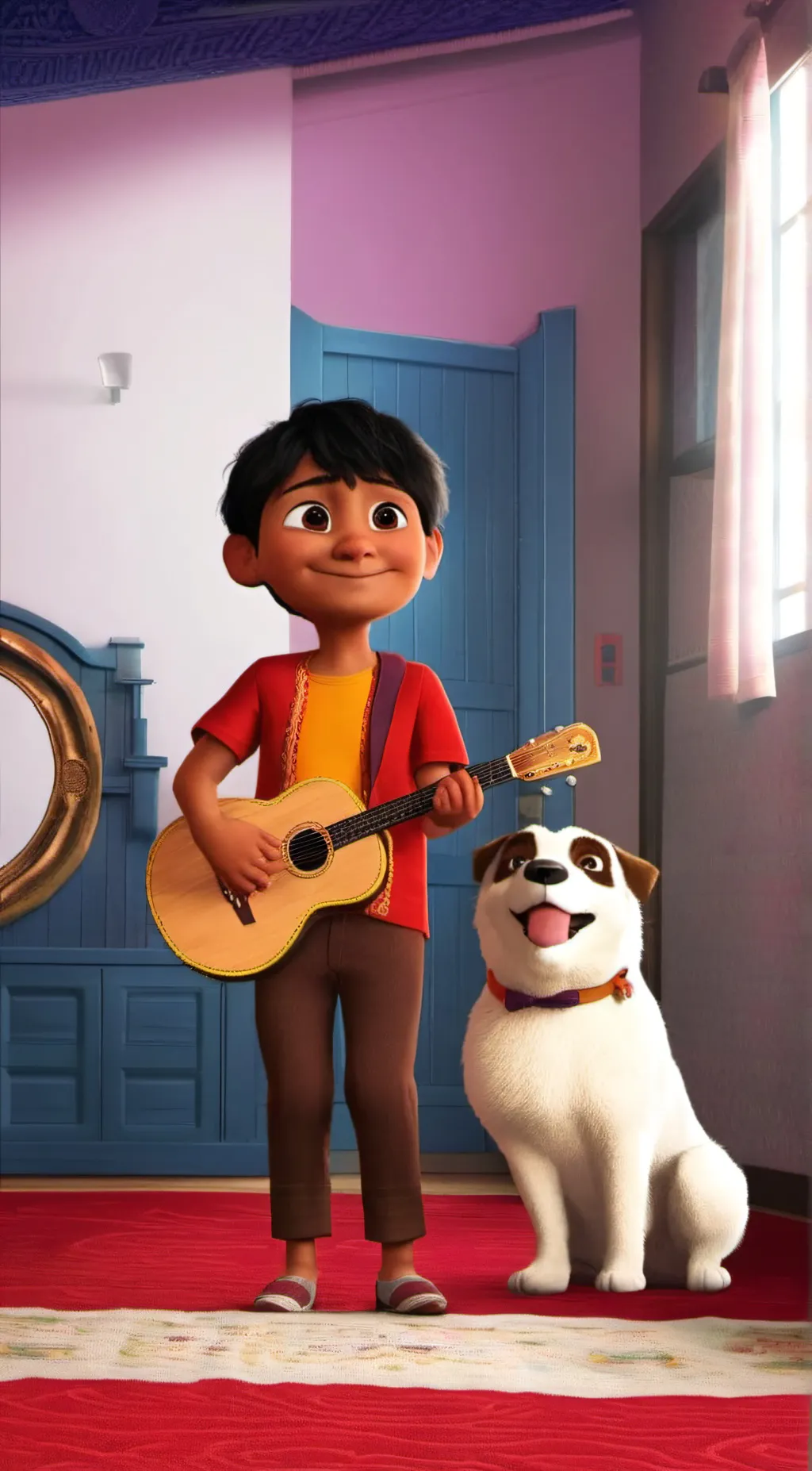 ai character: Coco background