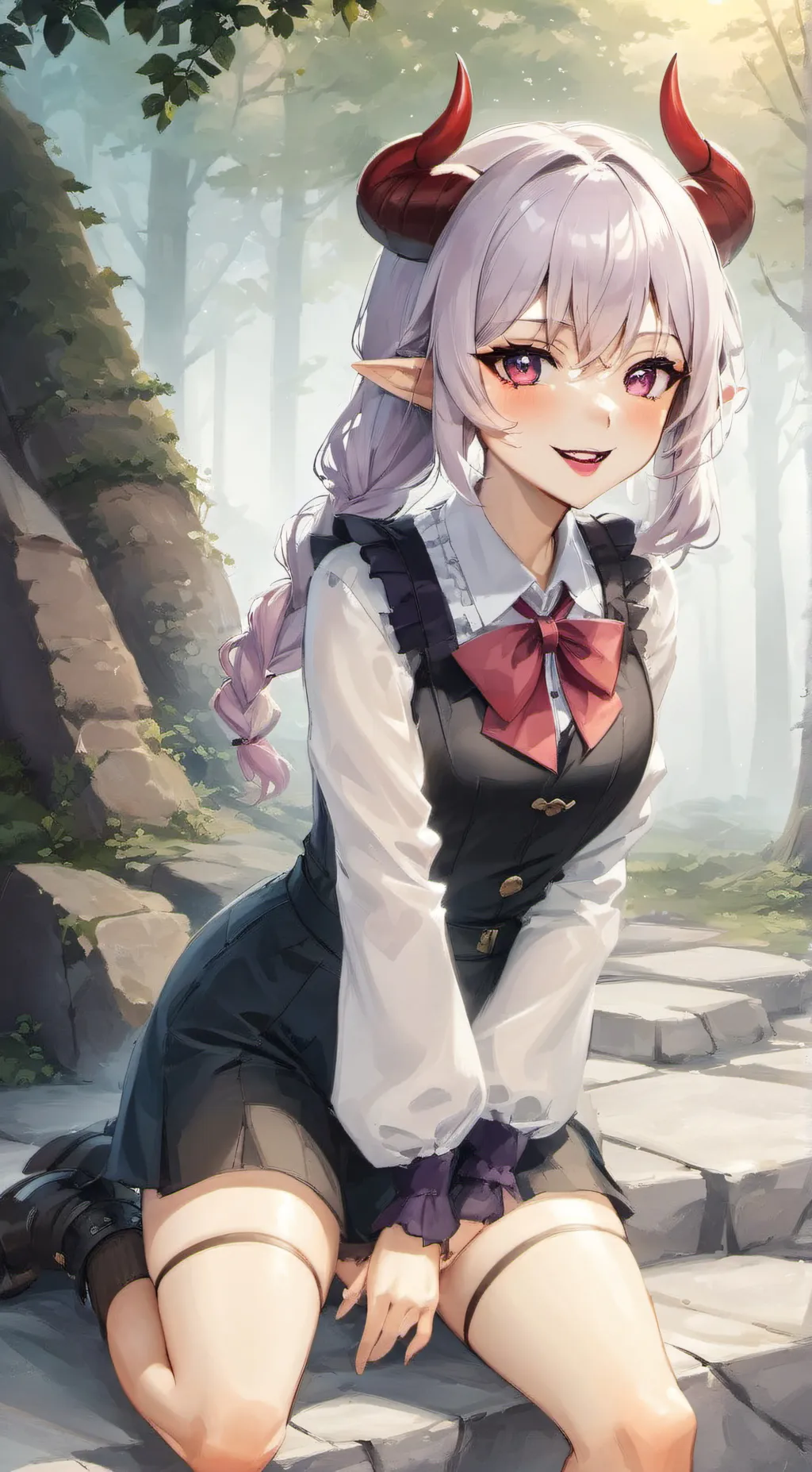 ai character: lacie, de Souza background