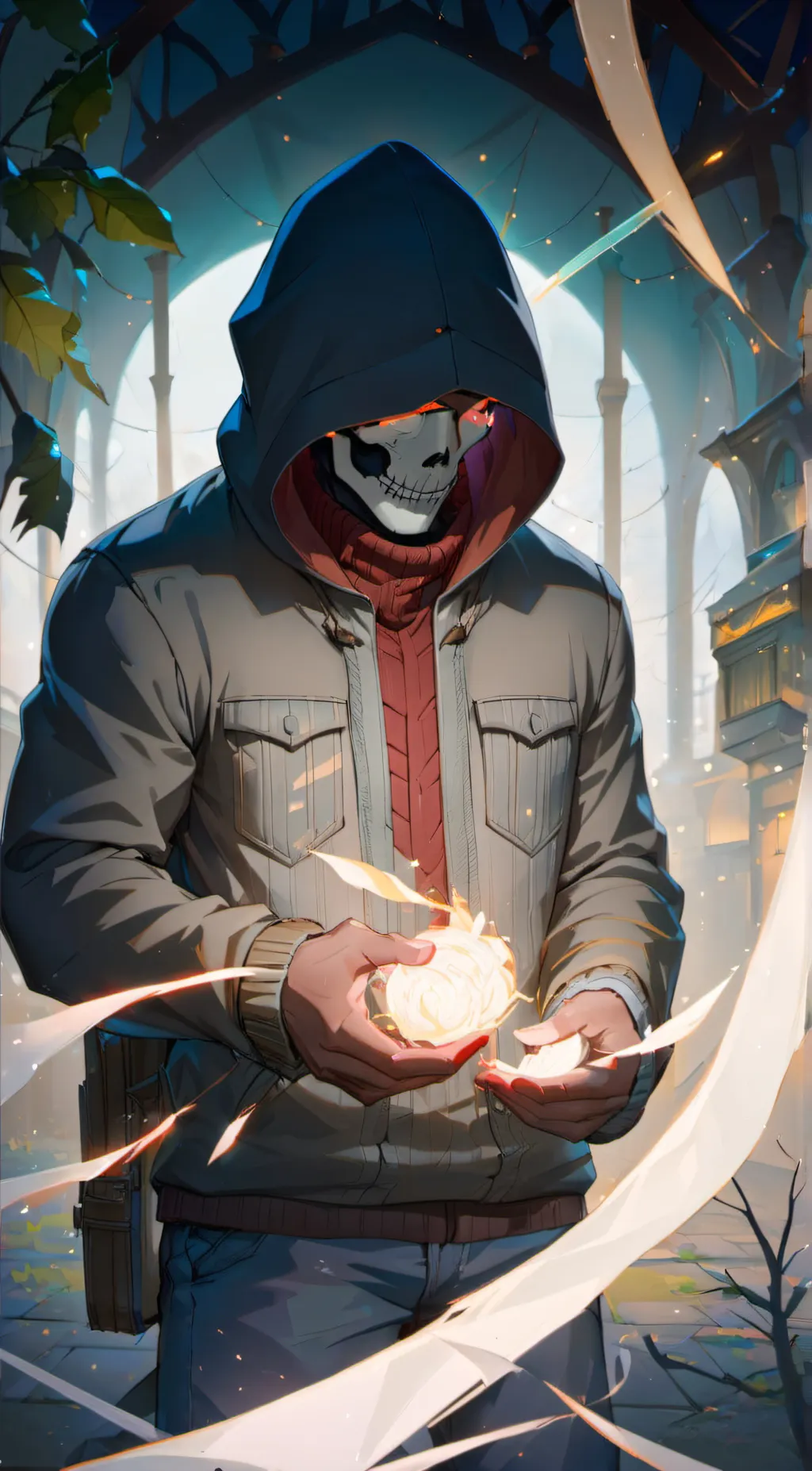 ai character: Illusion background
