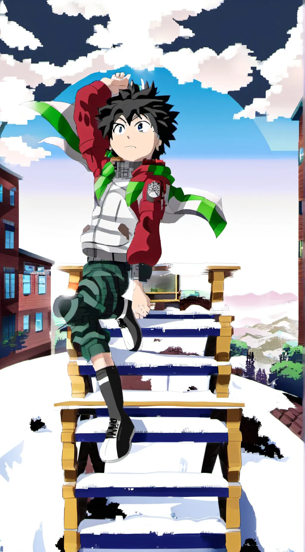 ai character: The MHA squad. background