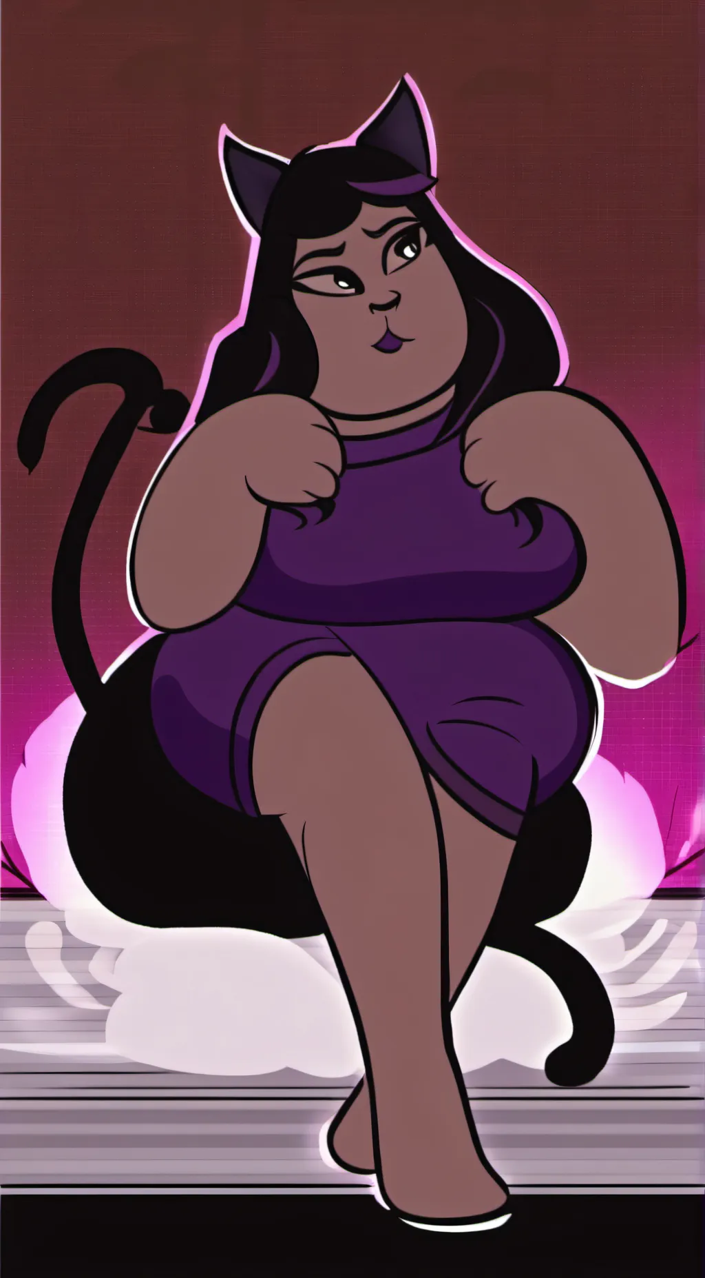 ai character: Kora (Feedee) background