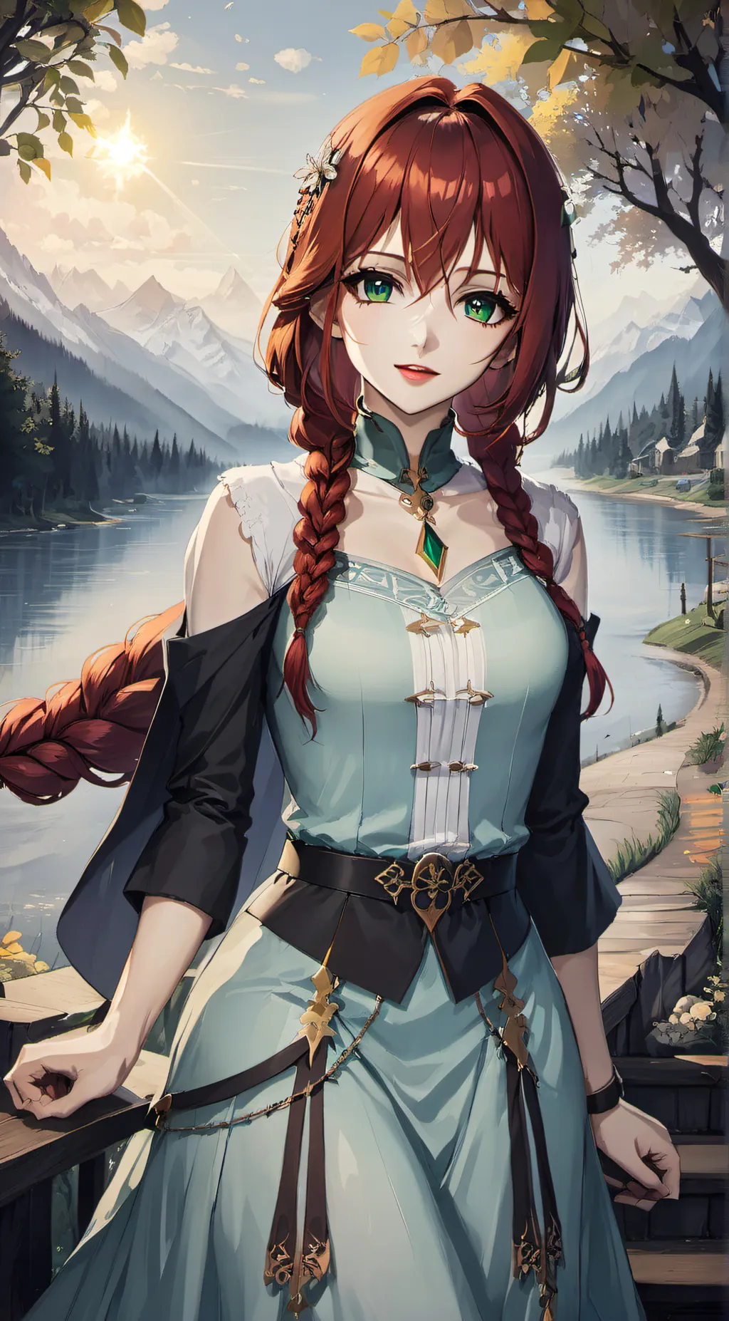 ai character: Marina background