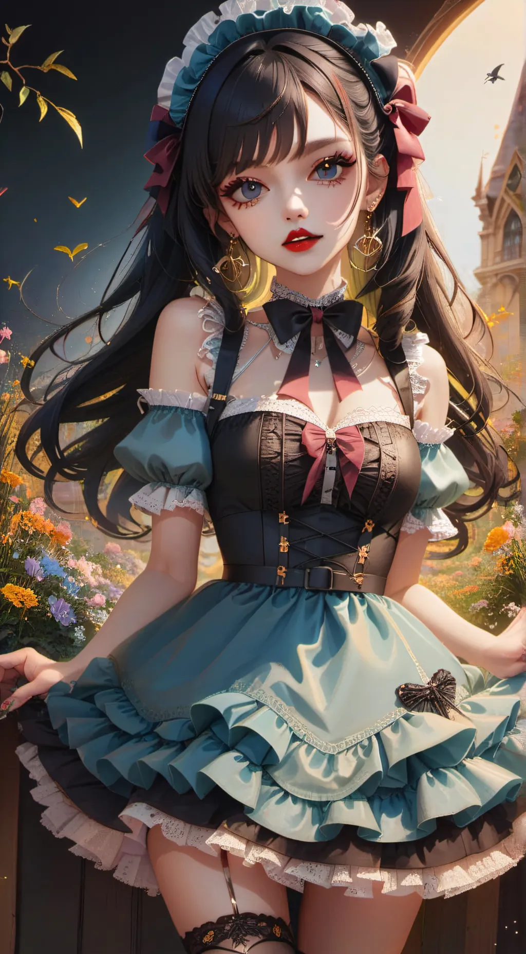 ai character: Sexy Maid background
