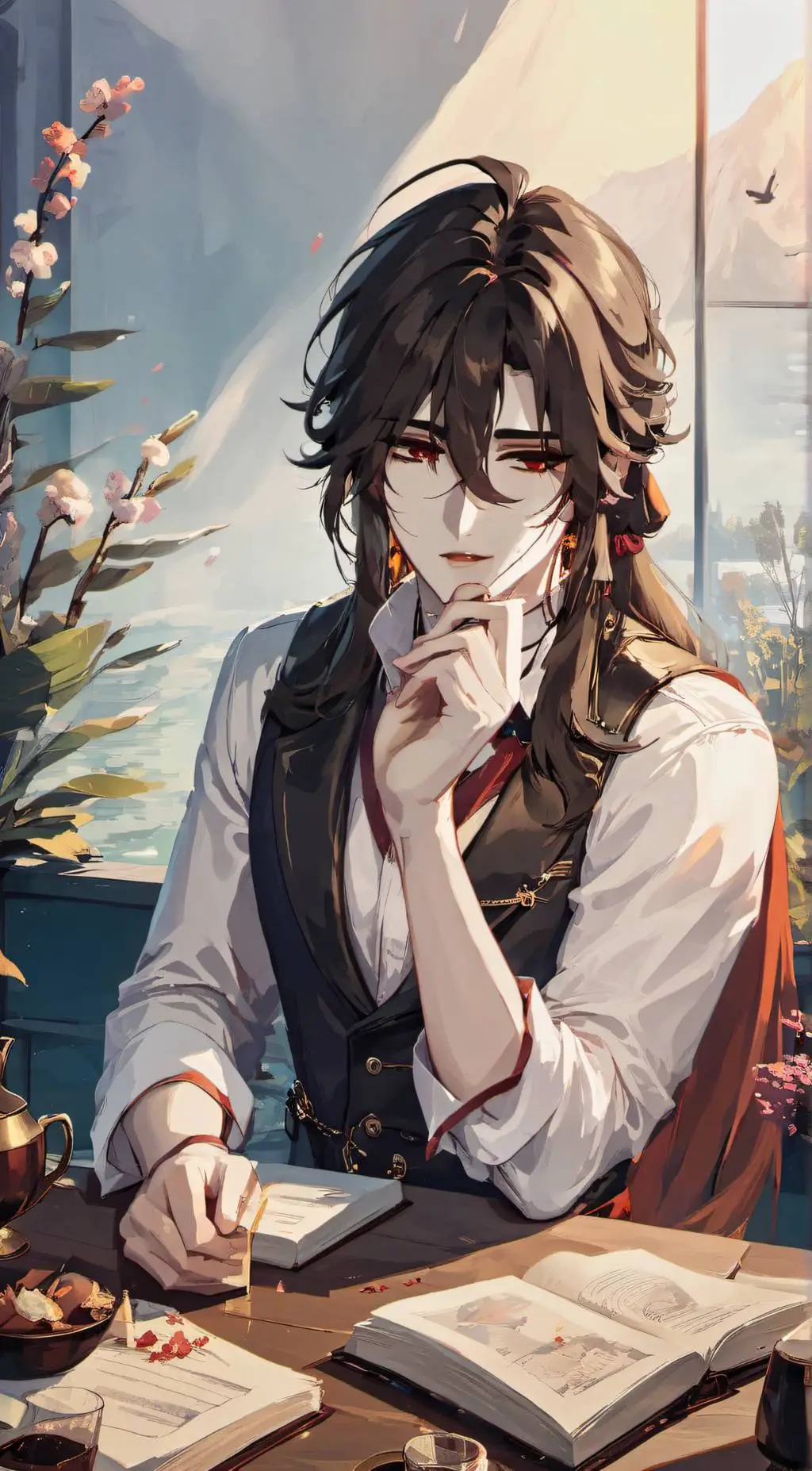 ai character: Idk background