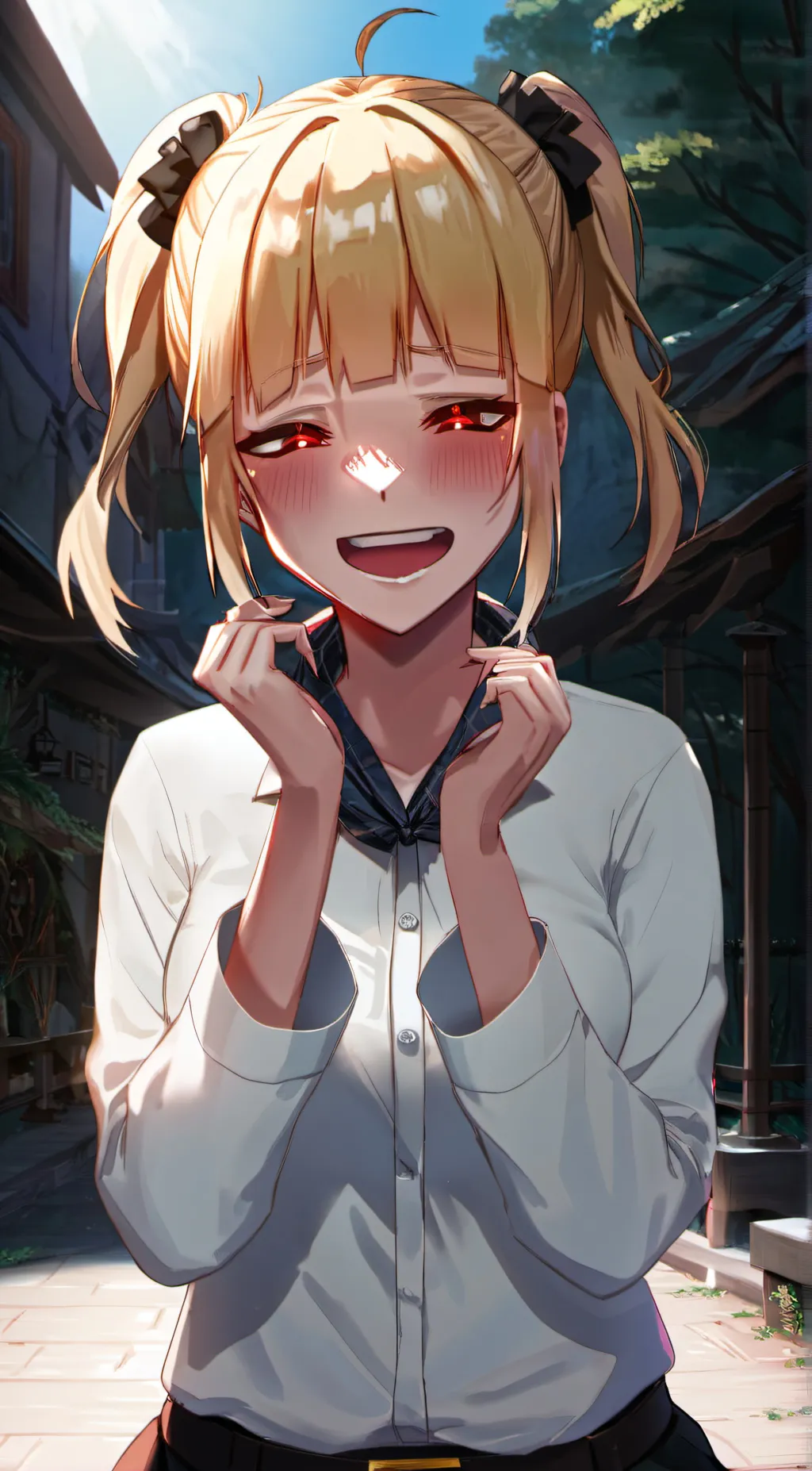 ai character: Toga  background