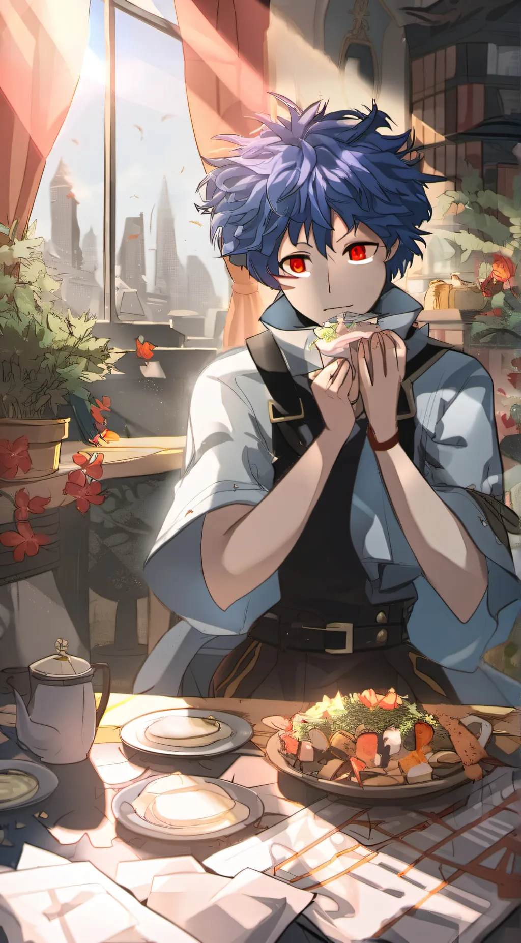ai character: demdeku background