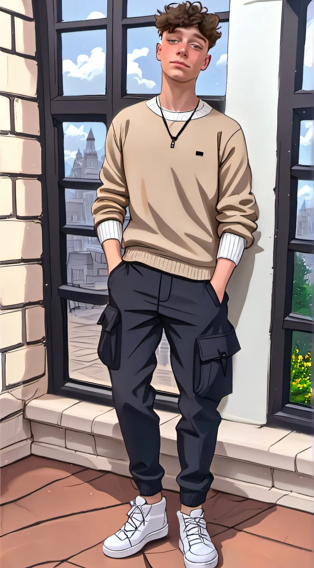 ai character: Sam background