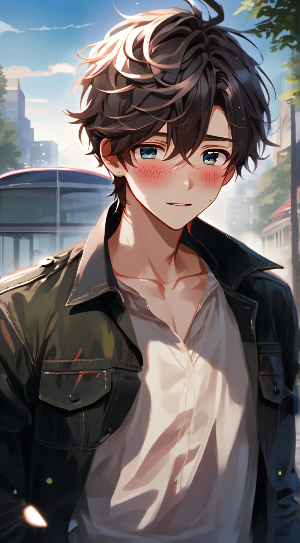 ai character: Your bf  background