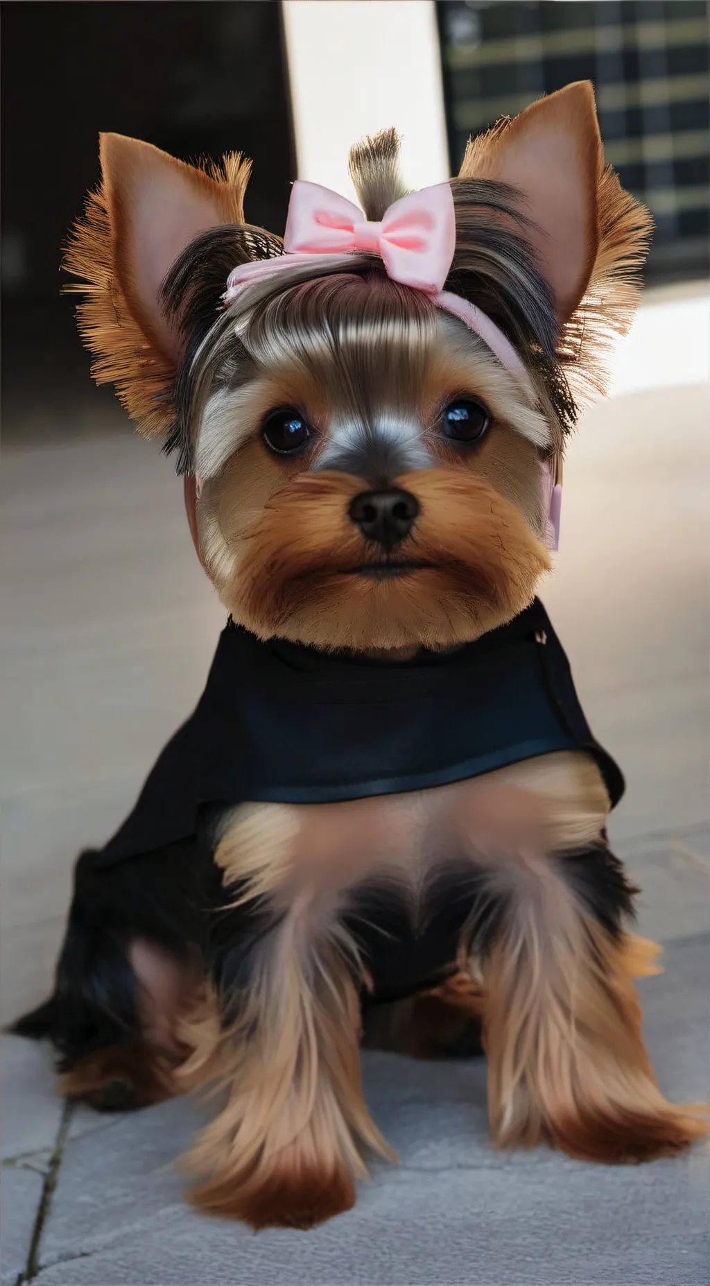 ai character: life as a yorkie background