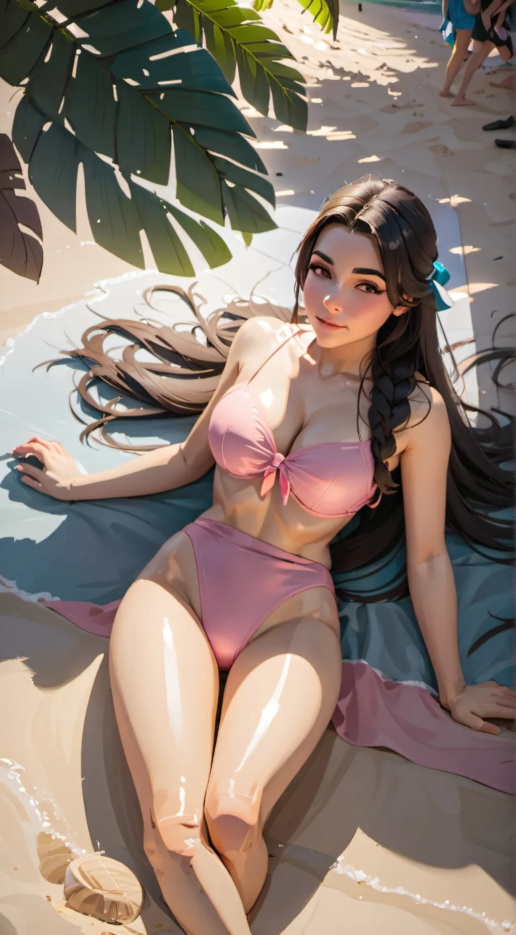 ai character: Luna background