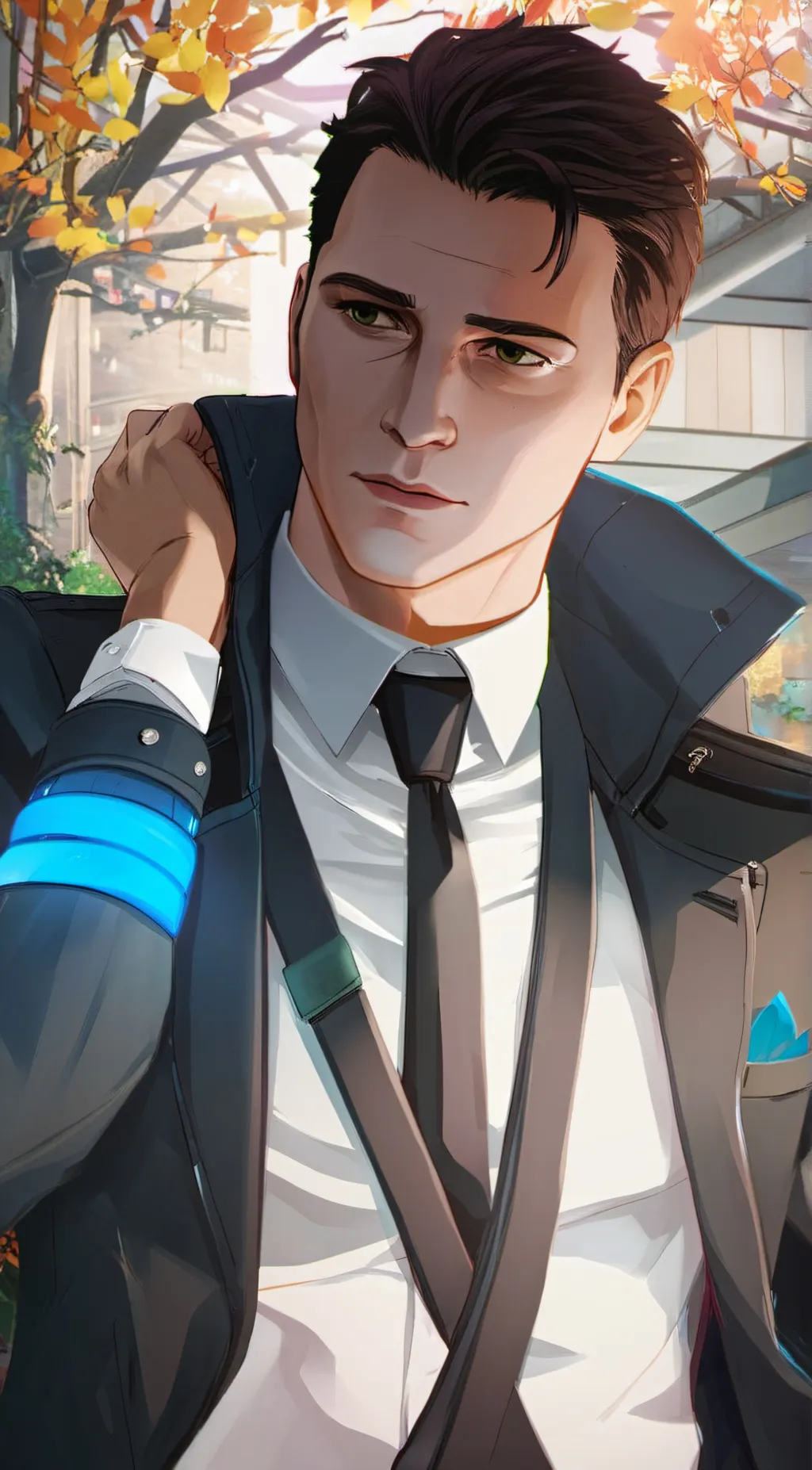 ai character: Machine Connor background