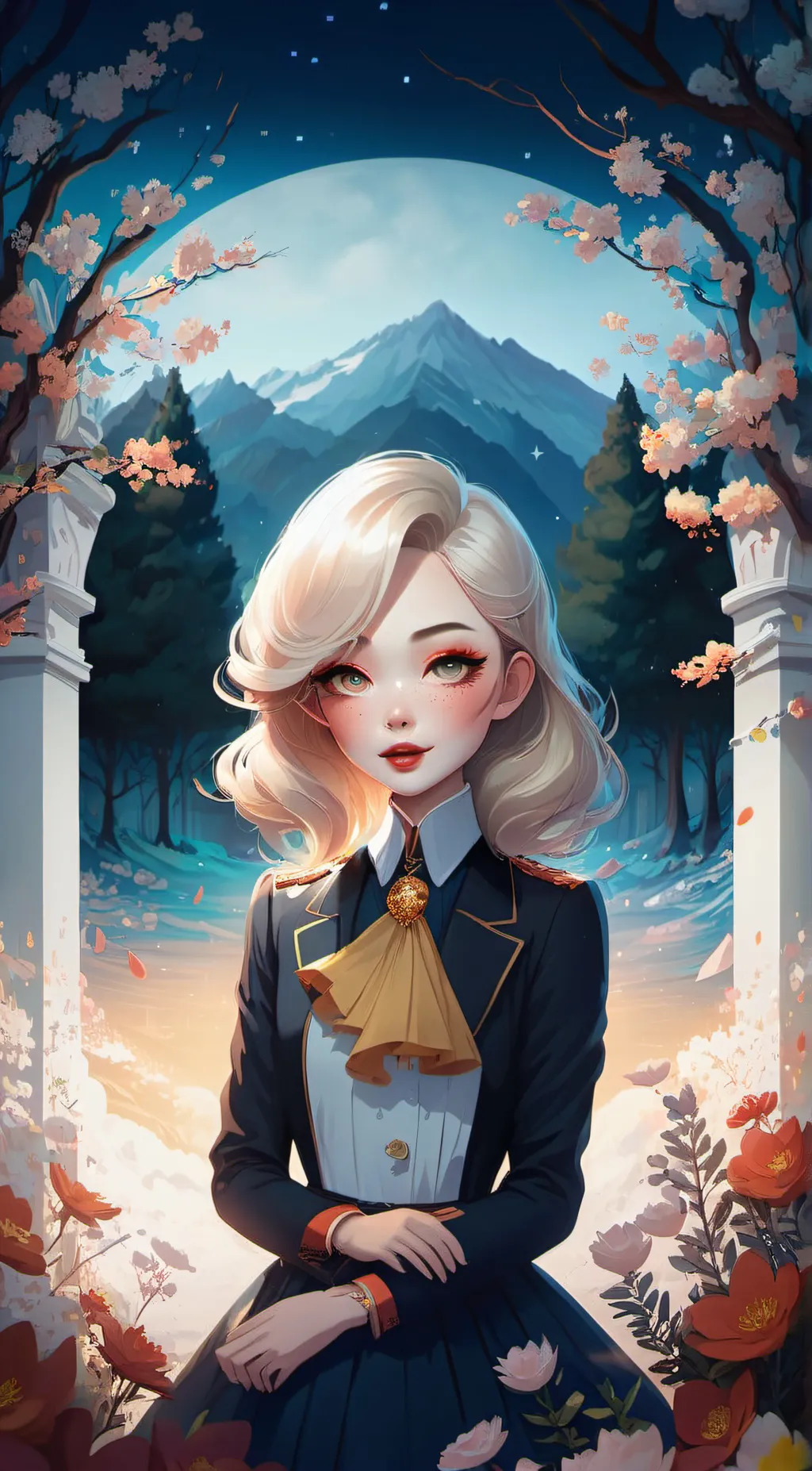 ai character: gangle background