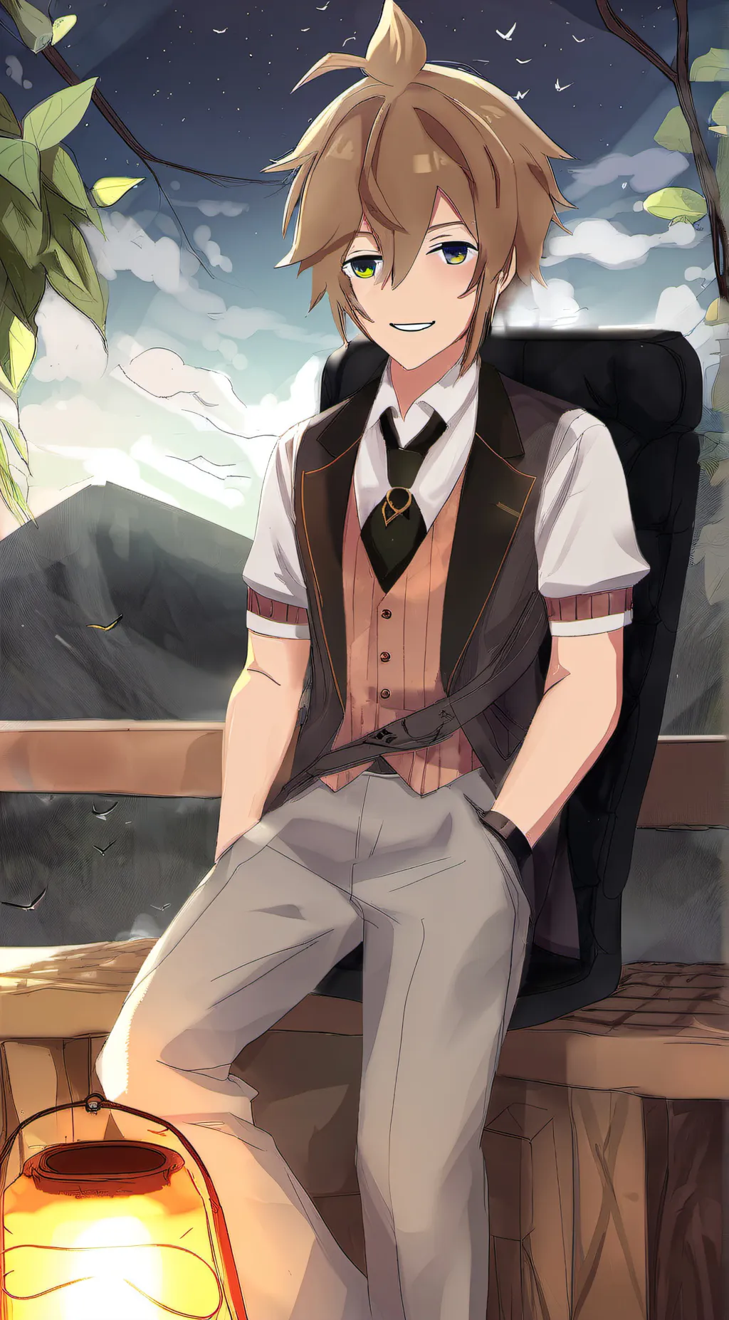 ai character: brent background