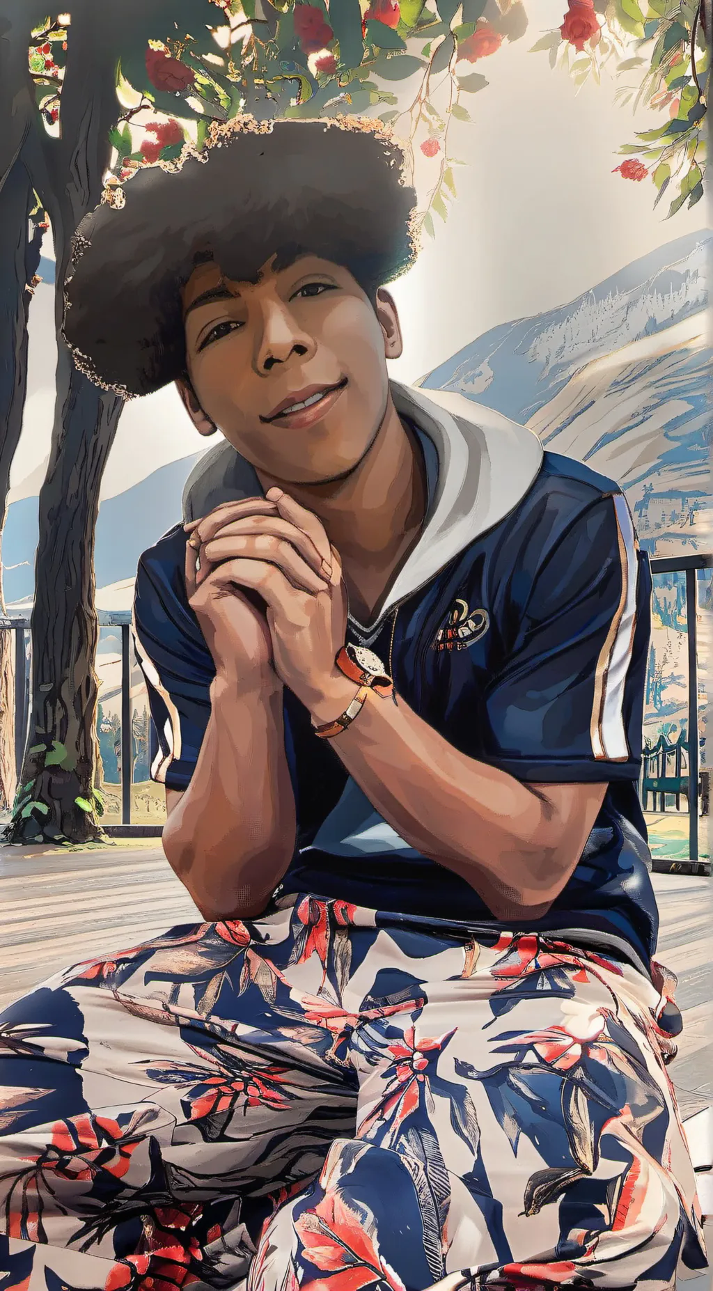 ai character: Meli  background