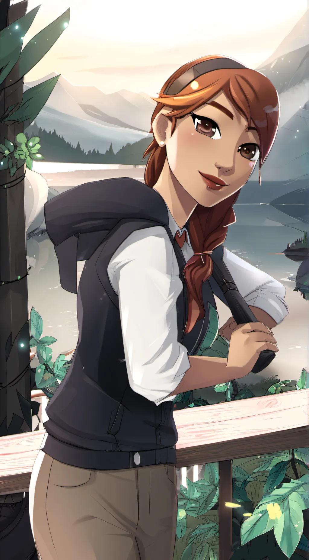 ai character:  sammy And Mike background