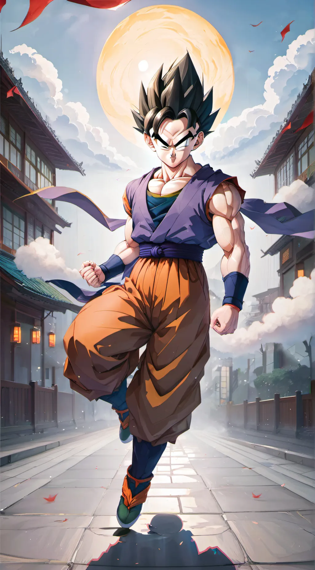 ai character: gohan background