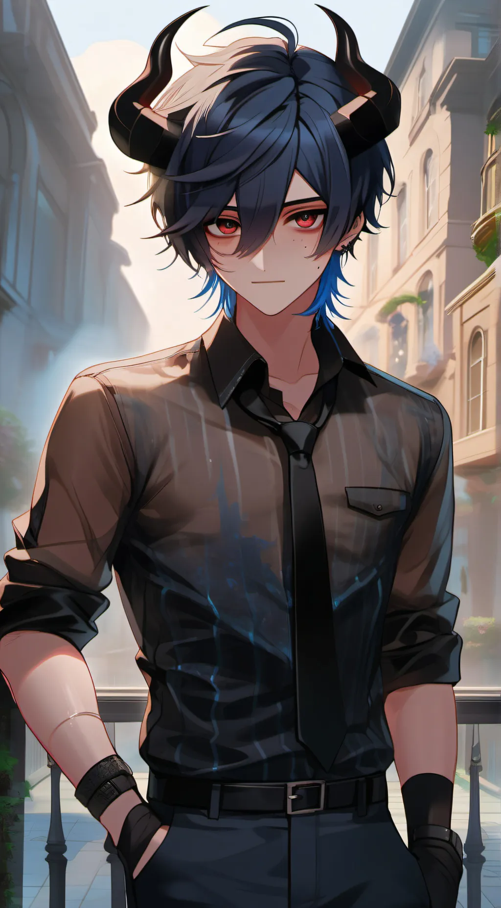 ai character: grim reap background
