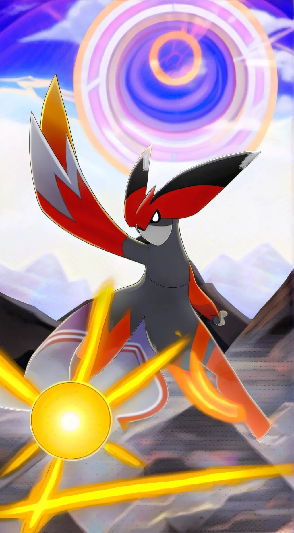 ai character: Talon Flame background