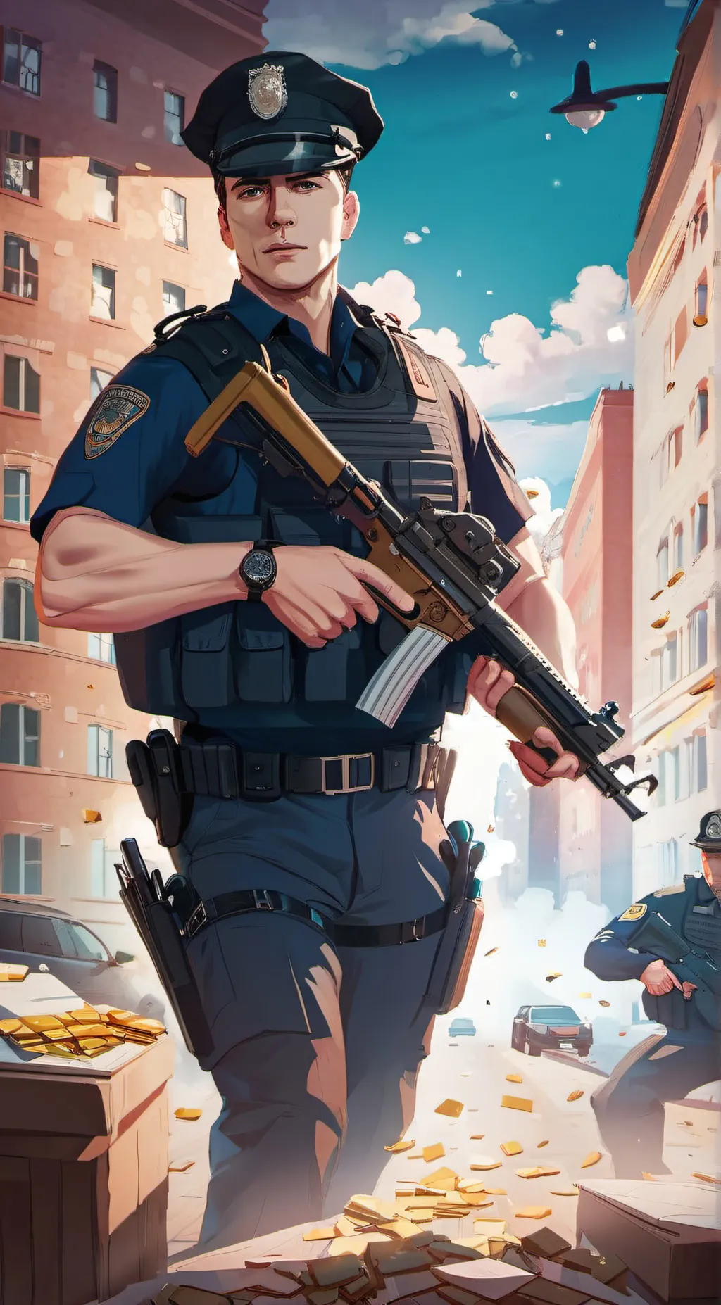 ai character: christian  background