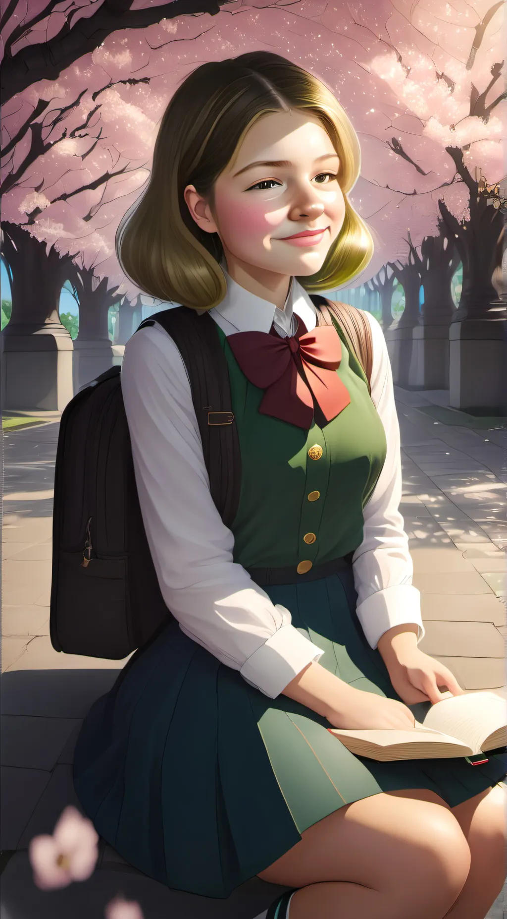 ai character: Emilee  background