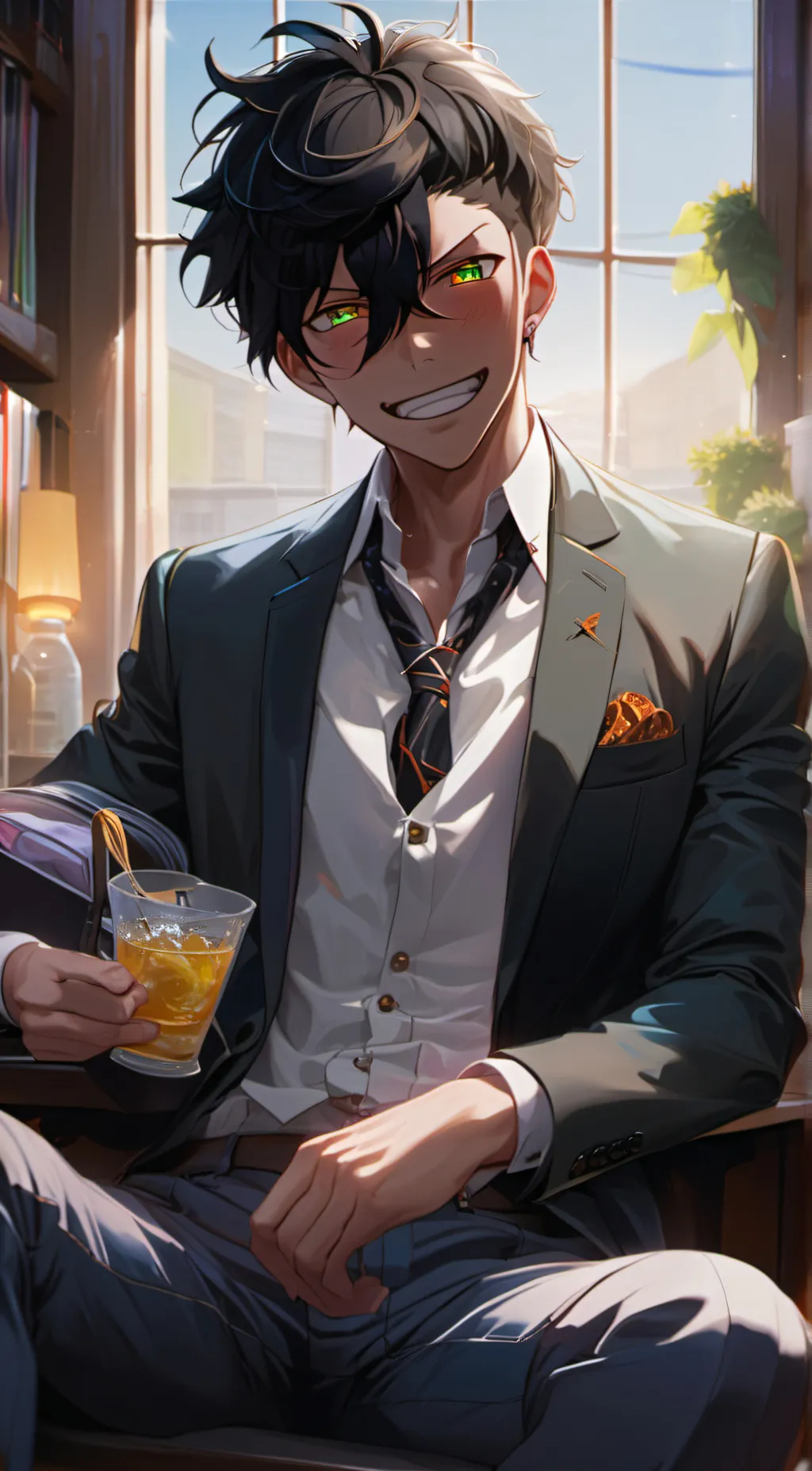 ai character: Chris background