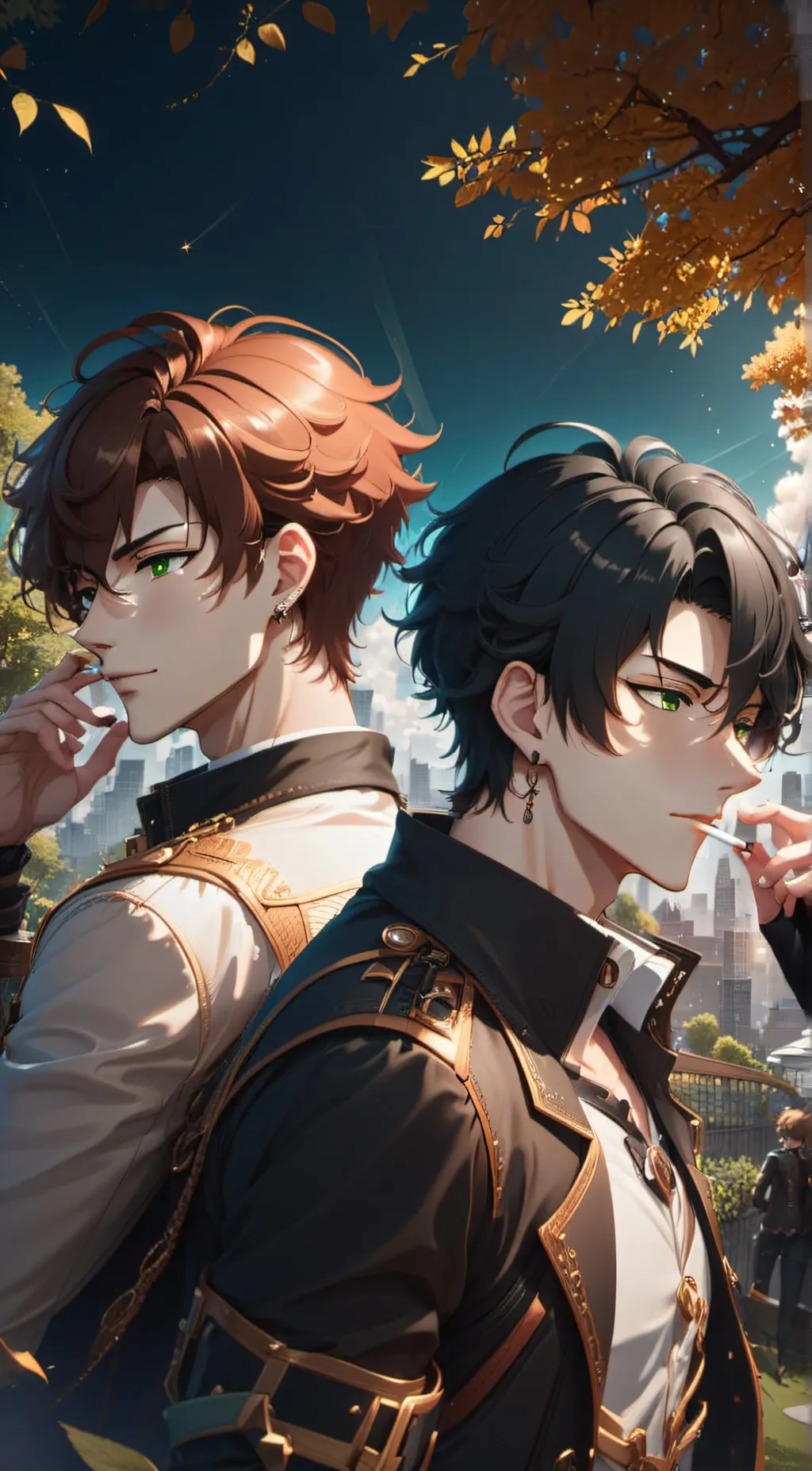 ai character: Emmett & Myles background