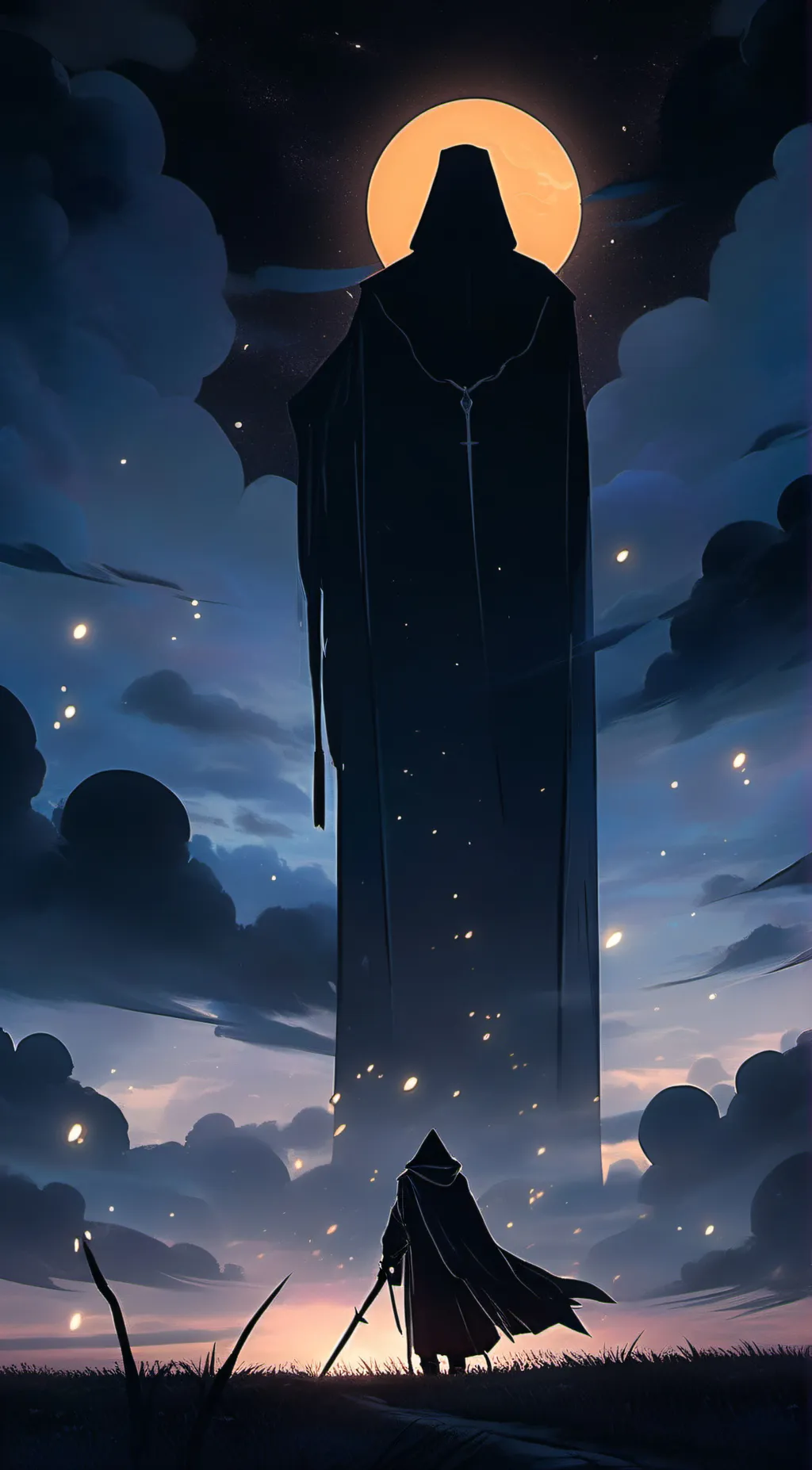 ai character: Death background