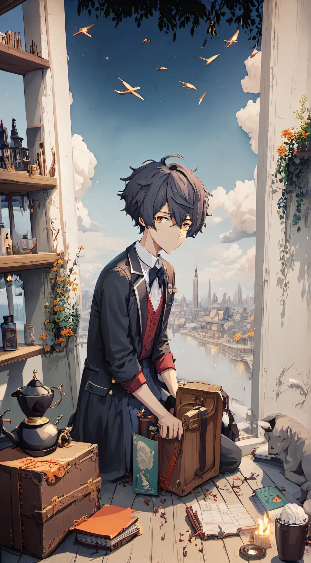 ai character: Oliver Warner background