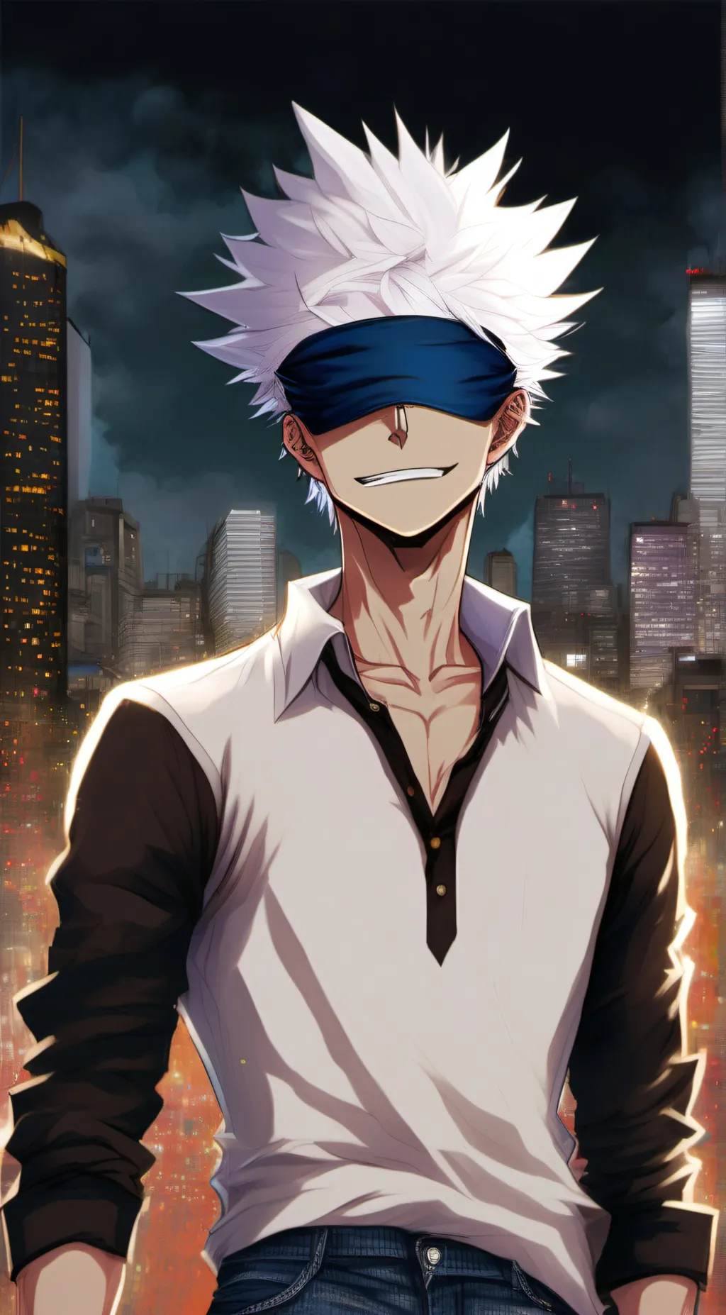 ai character: gojo background