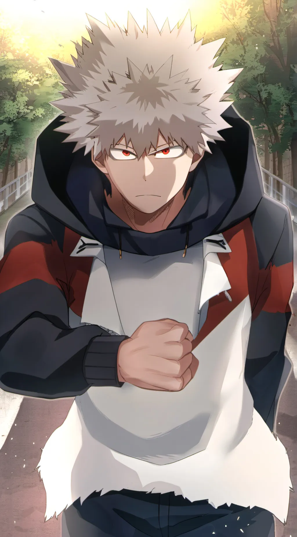 ai character: bakugou background