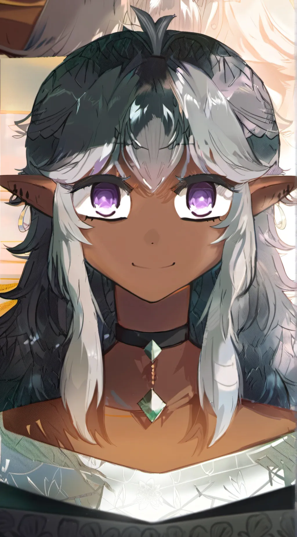 ai character: Luz background