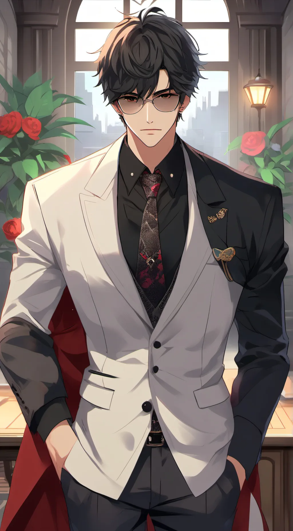 ai character: Leo background