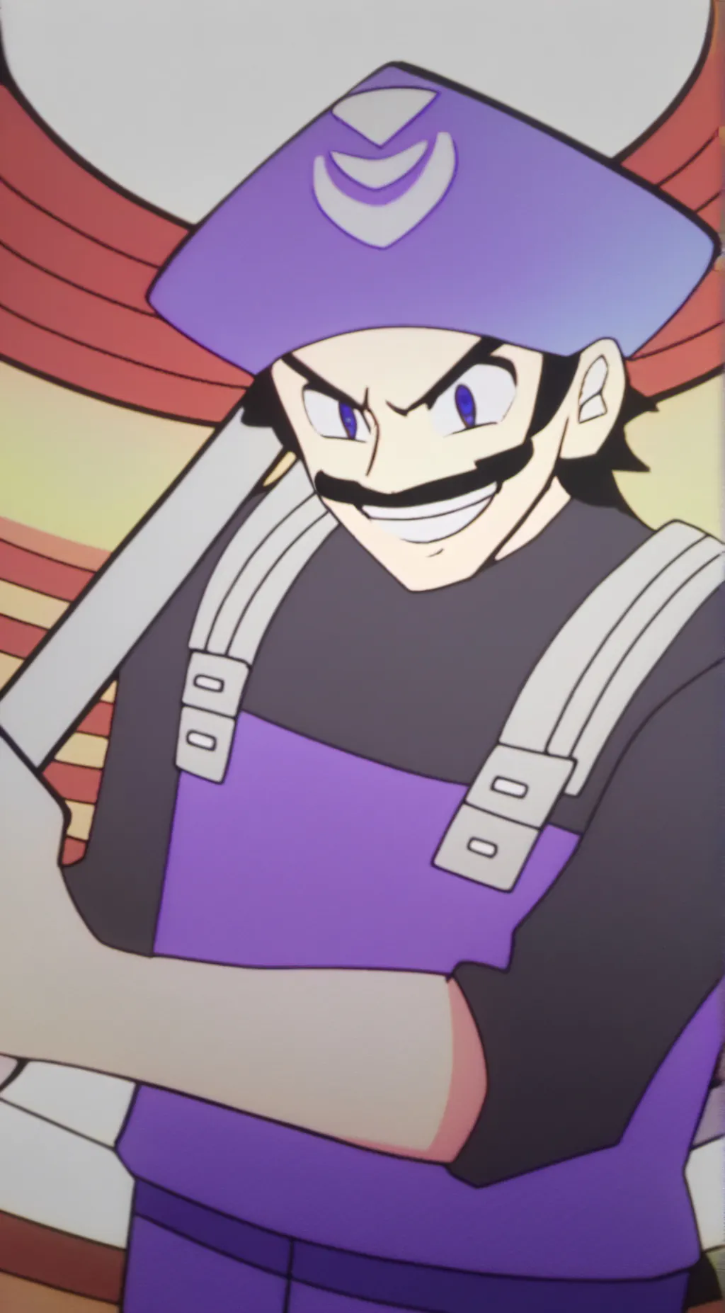 ai character: waluigi background