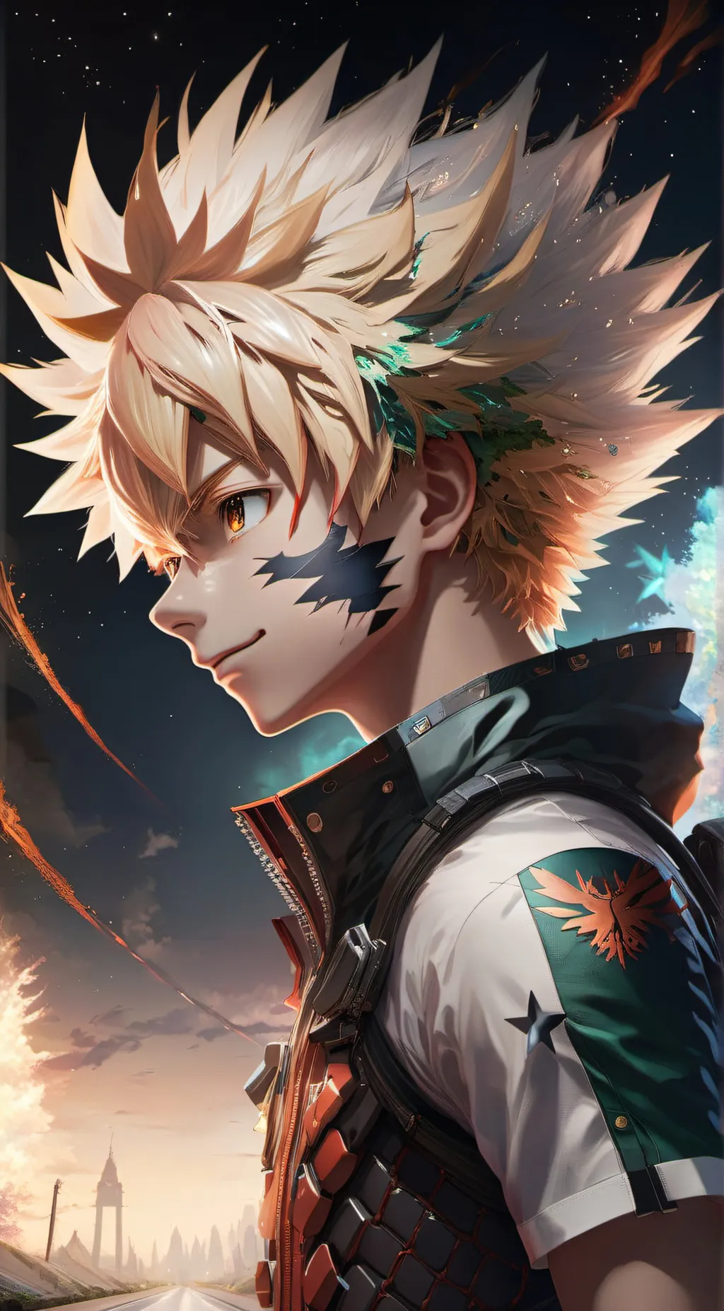 ai character: Bakugo background