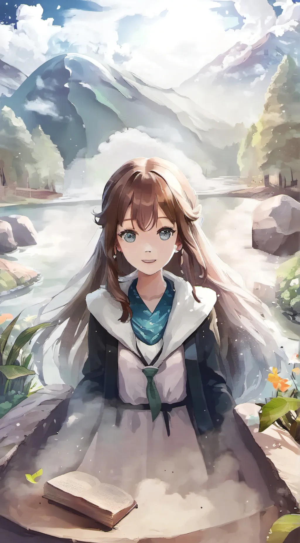 ai character: Earth  background