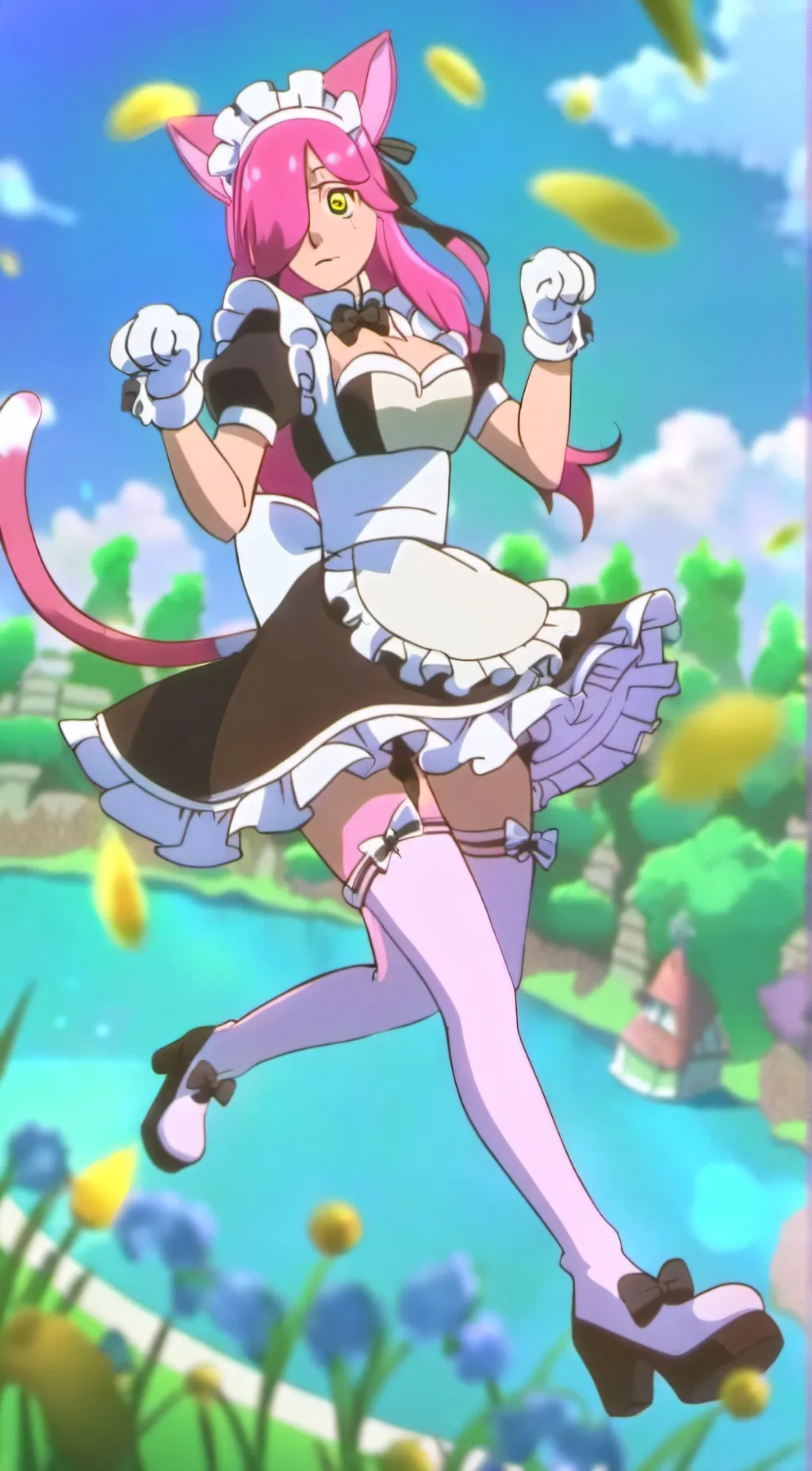 ai character: Pinku Pawlette background