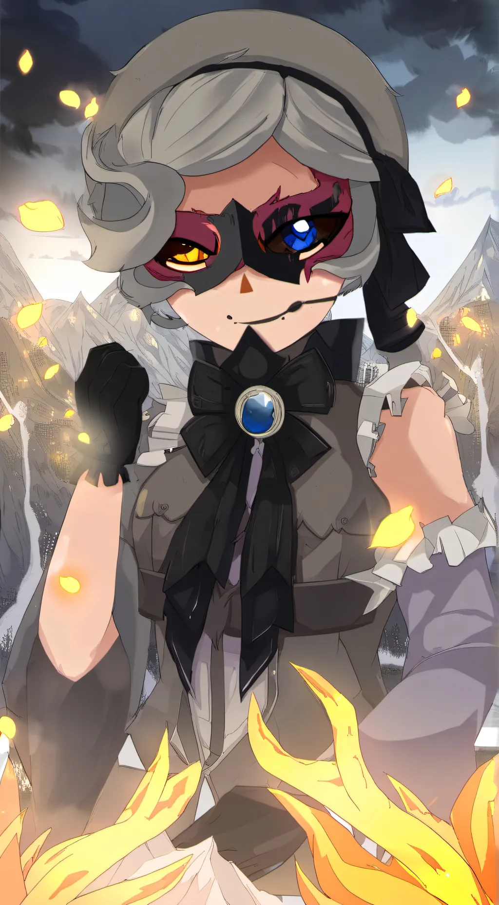 ai character: Mooney background