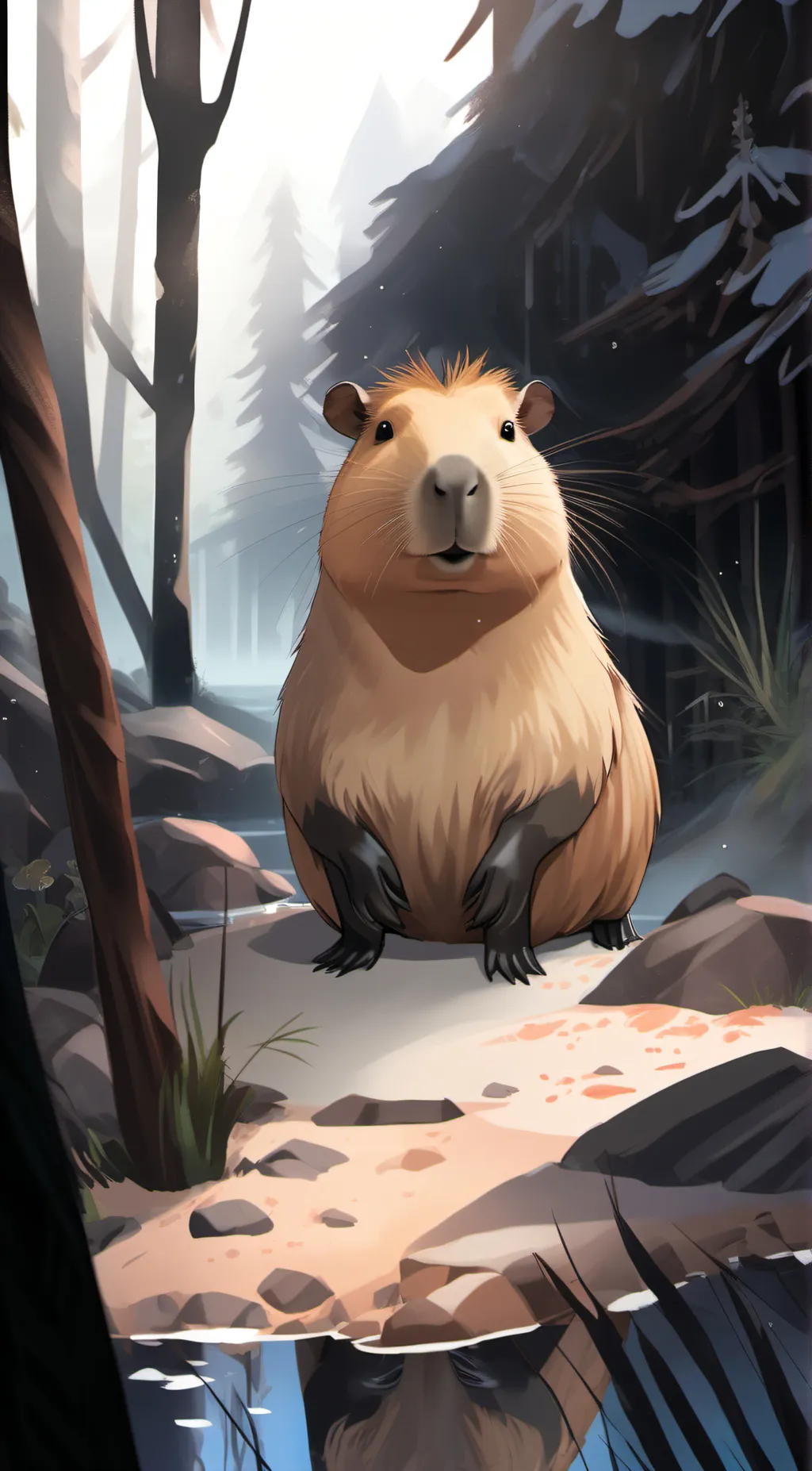 ai character: capy background