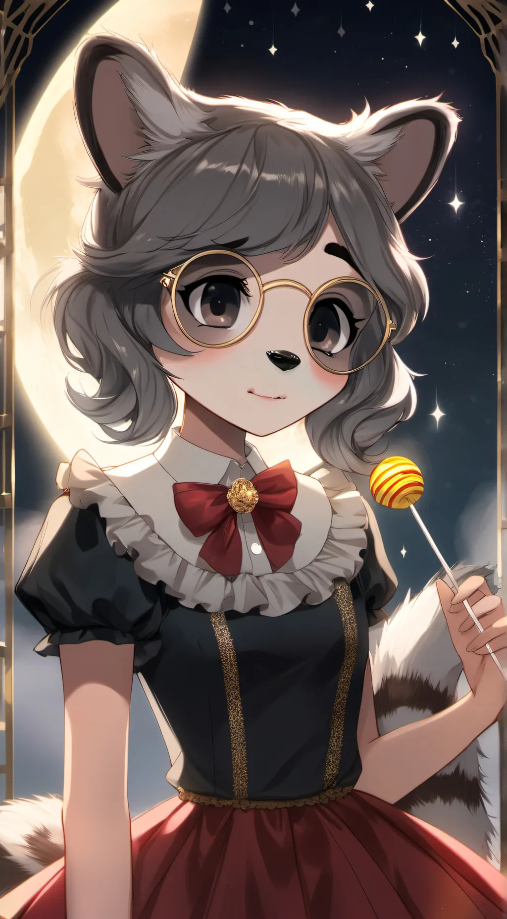 ai character: candy cooper background