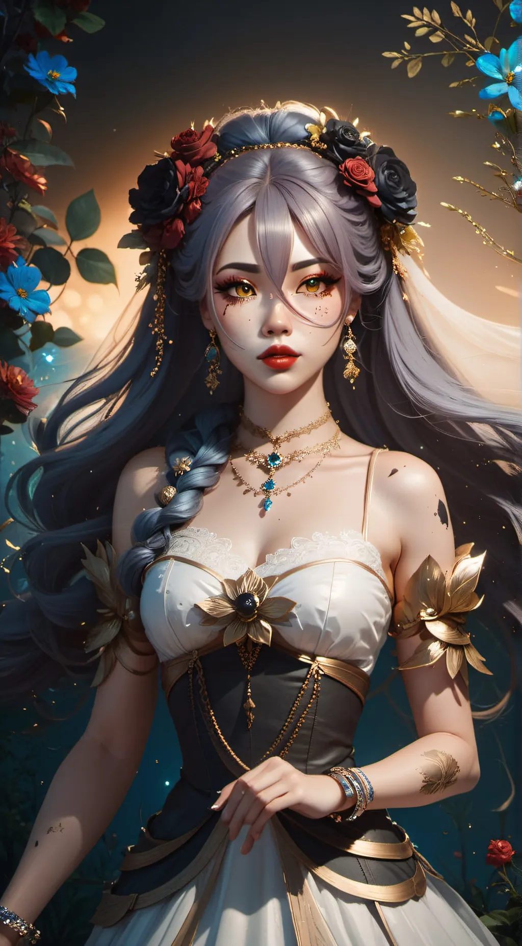 ai character: Angie  background