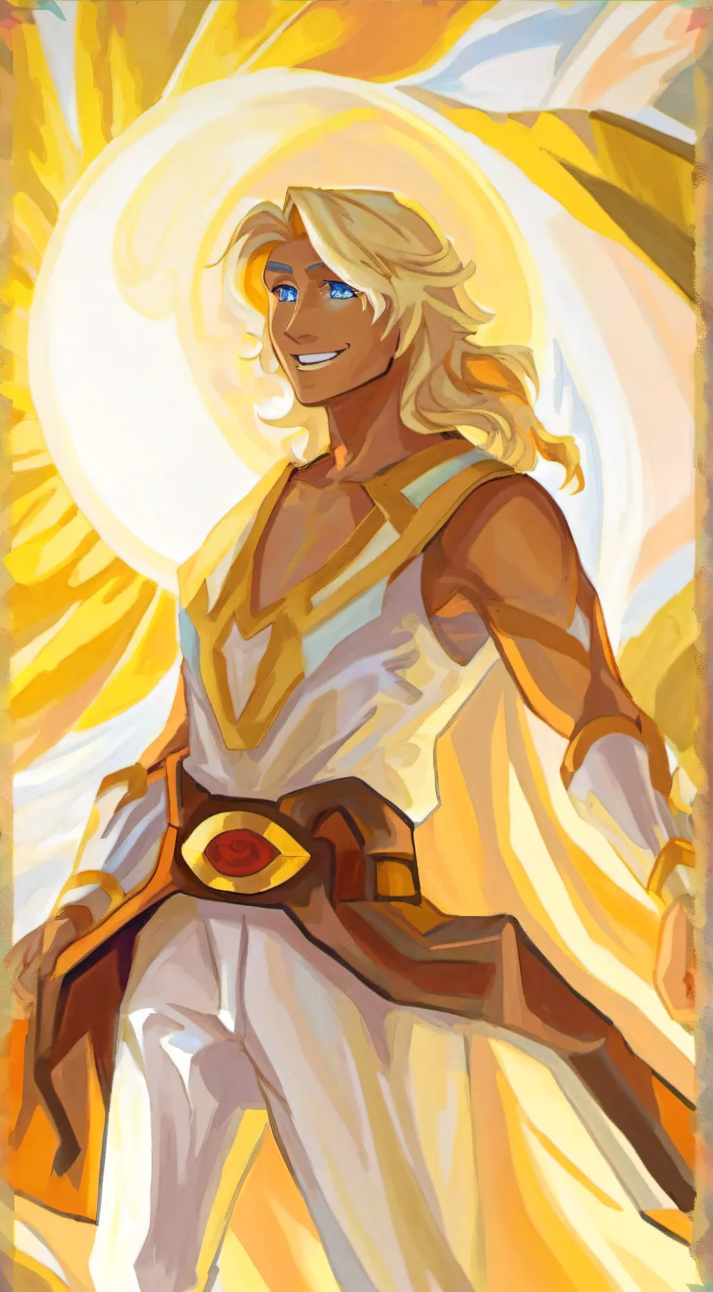 ai character: Apollo background