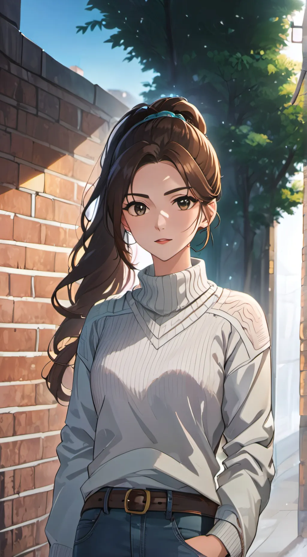 ai character: Your house  background